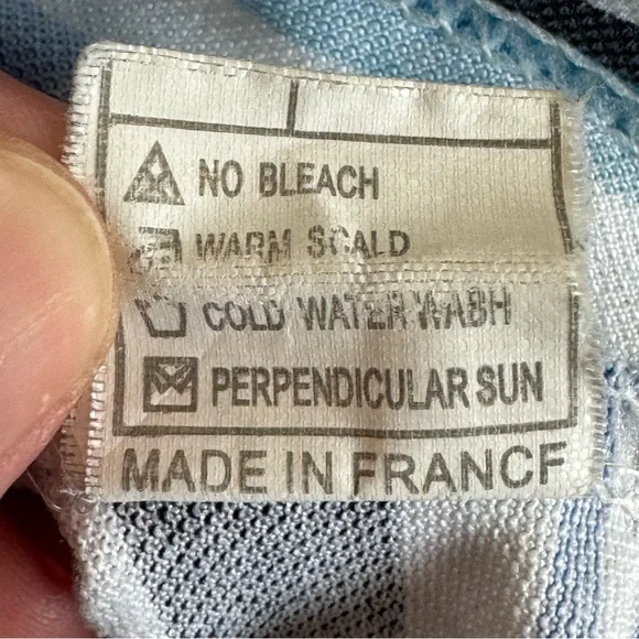 Vintage Lacoste Blue Striped Polo Shirt - Picture 7 of 12